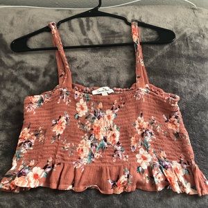 Floral tank blouse